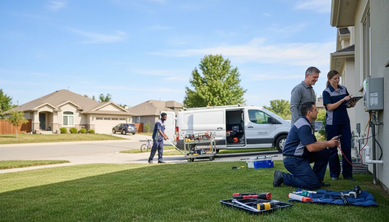 Tankless water heater service in Dawson, ND